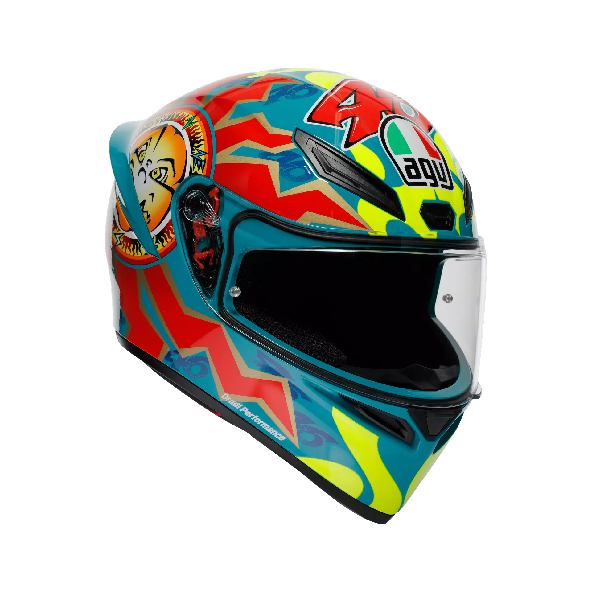 CAPACETE AGV K1 S ROSSI MUGELLO 1999
