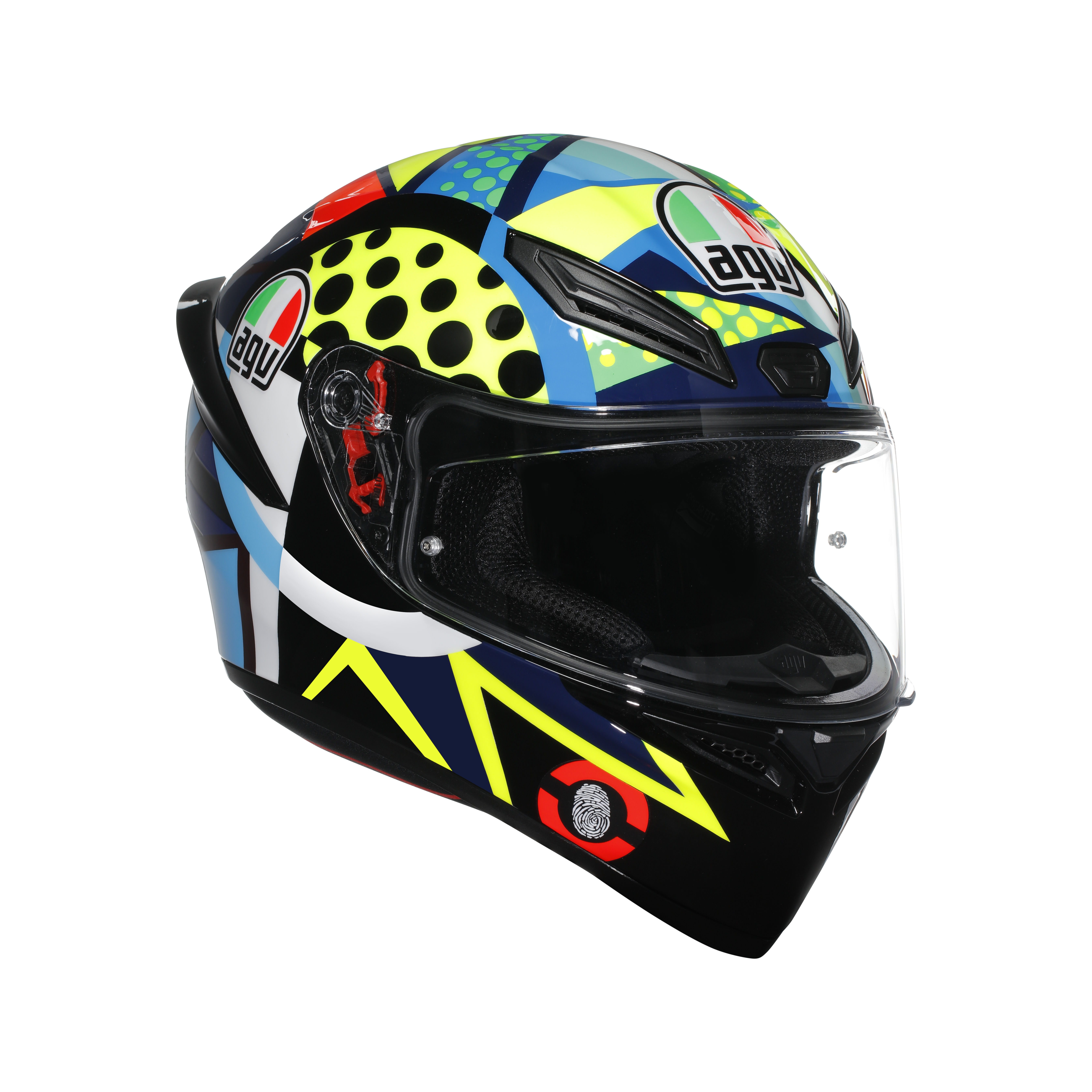 CAPACETE AGV K1 S ROSSI WINTER TEST 2020
