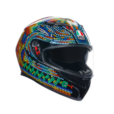 CAPACETE AGV K3 ROSSI WINTER TEST 2018