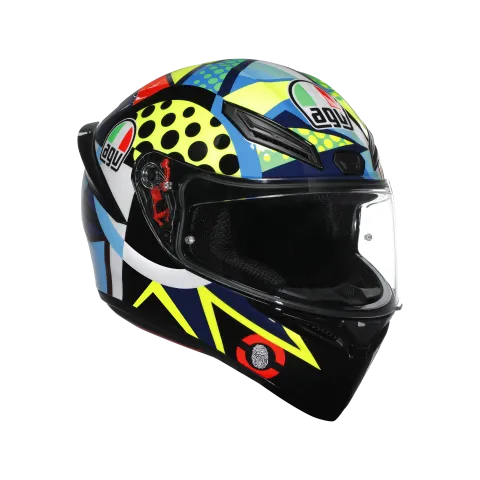 CAPACETE AGV K1 S ROSSI WINTER TEST 2020