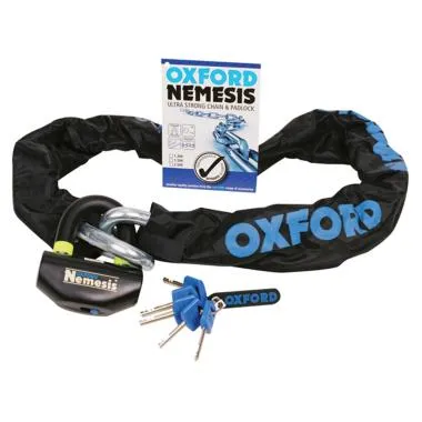 OXFORD NEMESIS 16MM CORRENTE E CADEADO 2M