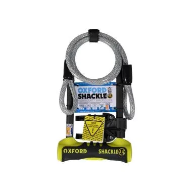 OXFORD SHACKLE 14 DUO U-CADEADO 320MM X 177MM AMARELO