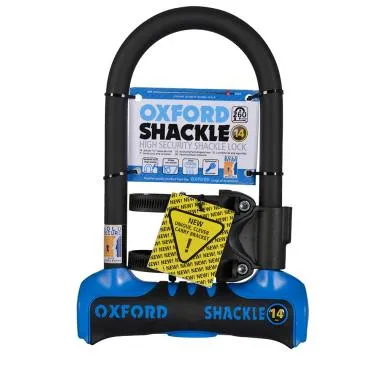 OXFORD SHACKLE 14 U-CADEADO 260MM X 177MM AZUL