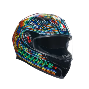 CAPACETE AGV K3 ROSSI WINTER TEST 2018